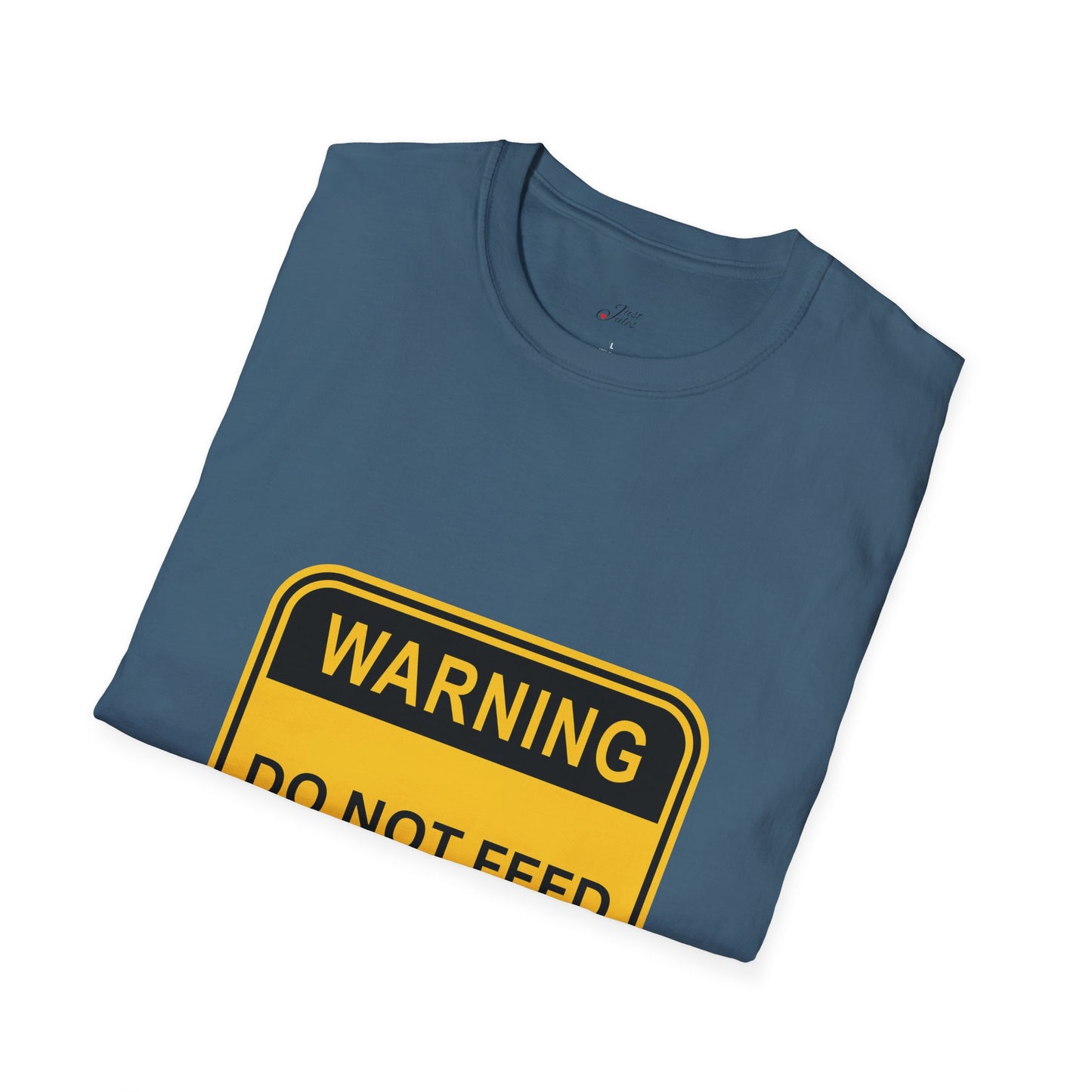 Unisex Softstyle T-Shirt - Patois Humour - DO NOT FEED THE SALOPS - Warning Sign Top