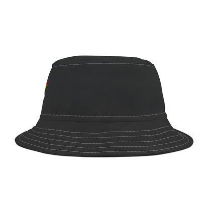 LoveJustJules Ghanaian Heart-shaped Flag Fisherman's Bucket Hat - Wear Your Ghanaian Pride!