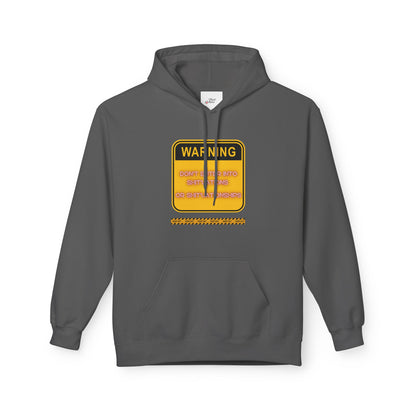Bold Warning Sign Hoodie -"DON'T ENTER INTO SHIT'UATIONS OR SHIT'UATIONSHIPS!" – Empowering, Humorous, and Stylish Apparel
