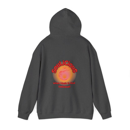 LoveJustJules - SouLiCiouS Style.. Front and Back Print Design - Unisex Hooded Sweatshirt
