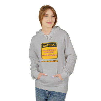 Bold Warning Sign Hoodie -"DON'T ENTER INTO SHIT'UATIONS OR SHIT'UATIONSHIPS!" – Empowering, Humorous, and Stylish Apparel