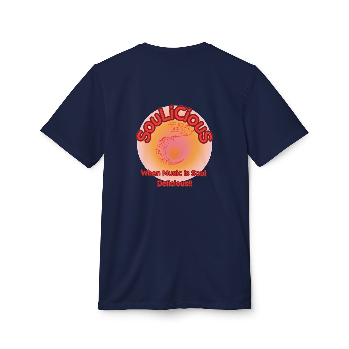 Unisex T-shirt - Adidas branded SouLiCiouS Top - LoveJustJules - Exclusive, Custom-Designed Apparel