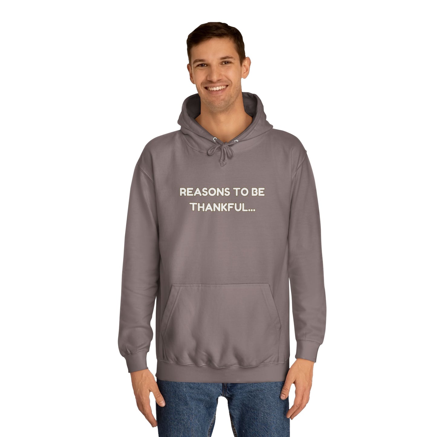 Inspirational Unisex Hoodie – “Reasons to Be Thankful” By LoveJustJules