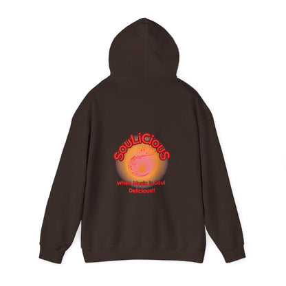 LoveJustJules - SouLiCiouS Style.. Front and Back Print Design - Unisex Hooded Sweatshirt
