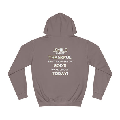 Inspirational Unisex Hoodie – “Reasons to Be Thankful” By LoveJustJules