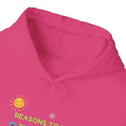 “Reasons to Be Thankful” Unisex Heavy Blend Hooded Sweatshirt – Cozy & Inspirational By LoveJustJules