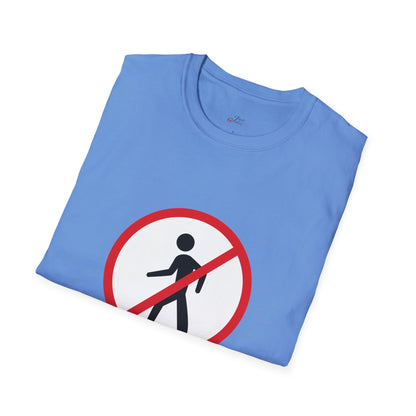 Unisex Softstyle T-Shirt - Caribbean Humour Featuring Design Print - "NO SALOPS ALLOWED"