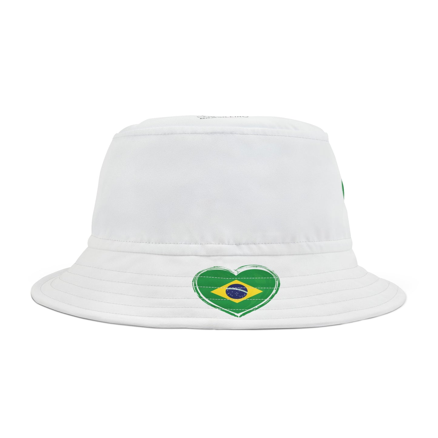 Heart-Shaped Brazil Flag Bucket Hat - LoveJustJules