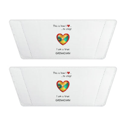 LoveJustJules Grenadian Heart-Shaped Flag Sliders