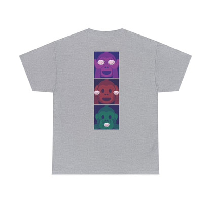 Introducing our Exclusive "See No Evil, Hear No Evil, Speak No Evil" Poop Emoji Graphic Tee-Shirt!