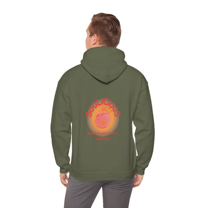 LoveJustJules - SouLiCiouS Style.. Front and Back Print Design - Unisex Hooded Sweatshirt