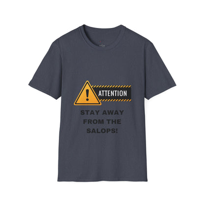 Unisex Softstyle T-Shirt - Featuring design print - "STAY AWAY FROM THE SALOPS"