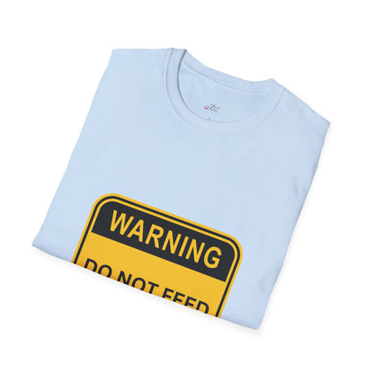 Unisex Softstyle T-Shirt - Patois Humour - DO NOT FEED THE SALOPS - Warning Sign Top