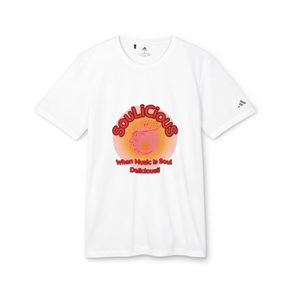 Unisex T-shirt - Adidas branded SouLiCiouS Top - LoveJustJules - Exclusive, Custom-Designed Apparel