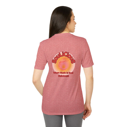 Unisex T-shirt - Adidas branded SouLiCiouS Top - LoveJustJules - Exclusive, Custom-Designed Apparel