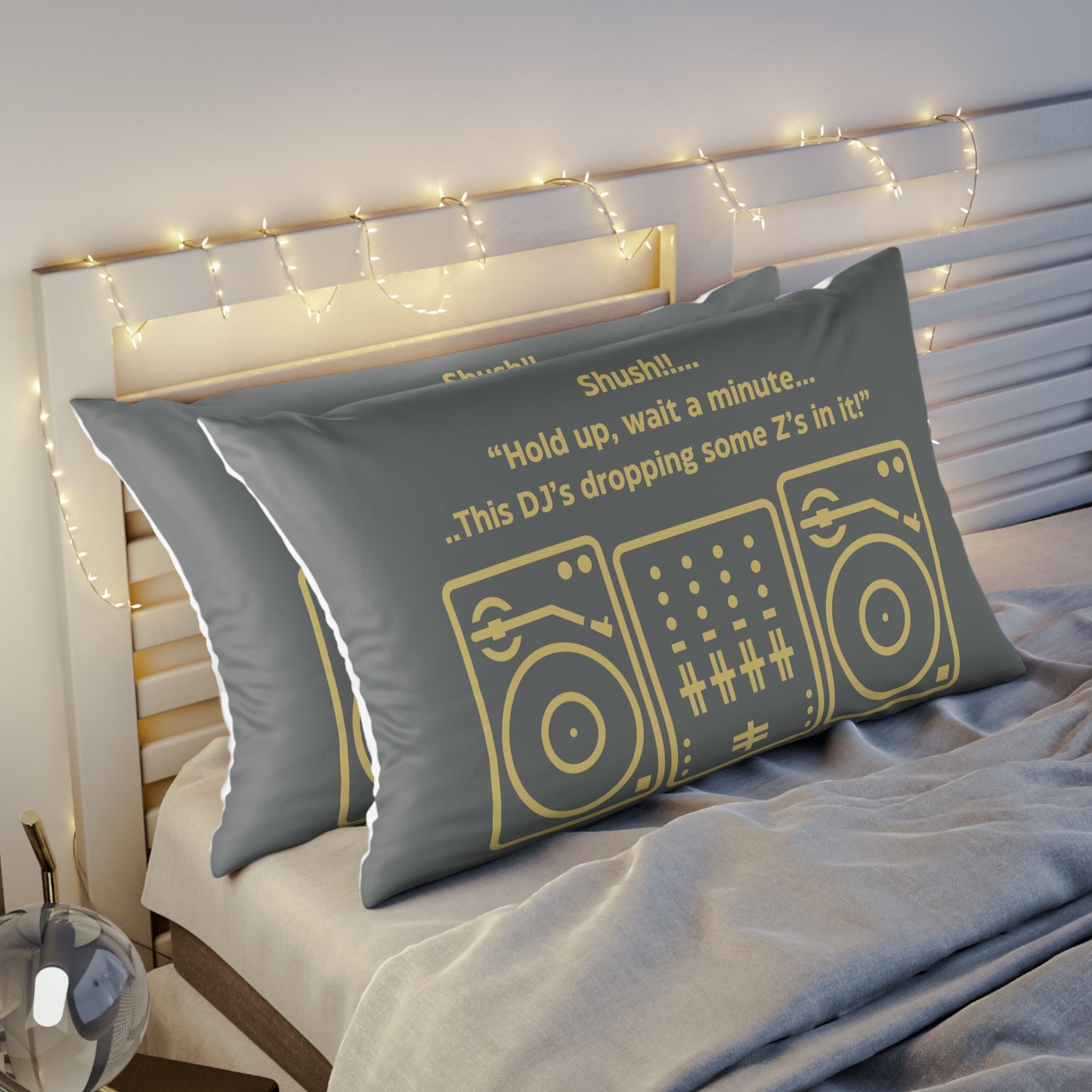 DJ-Inspired Pillow Sham Pillow Case | Unique Sleep Accessories