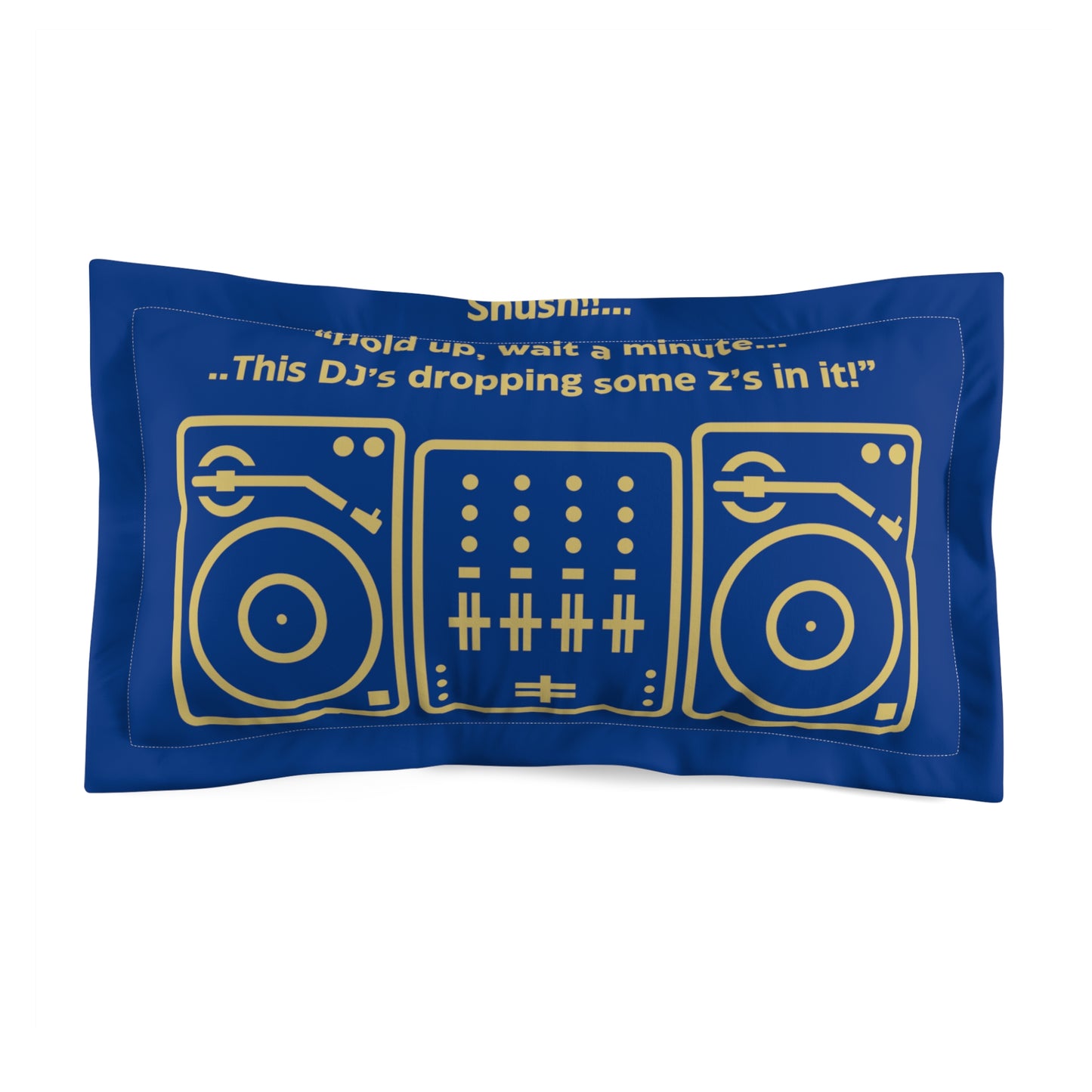 DJ-Inspired Pillow Sham Pillow Case | Unique Sleep Accessories