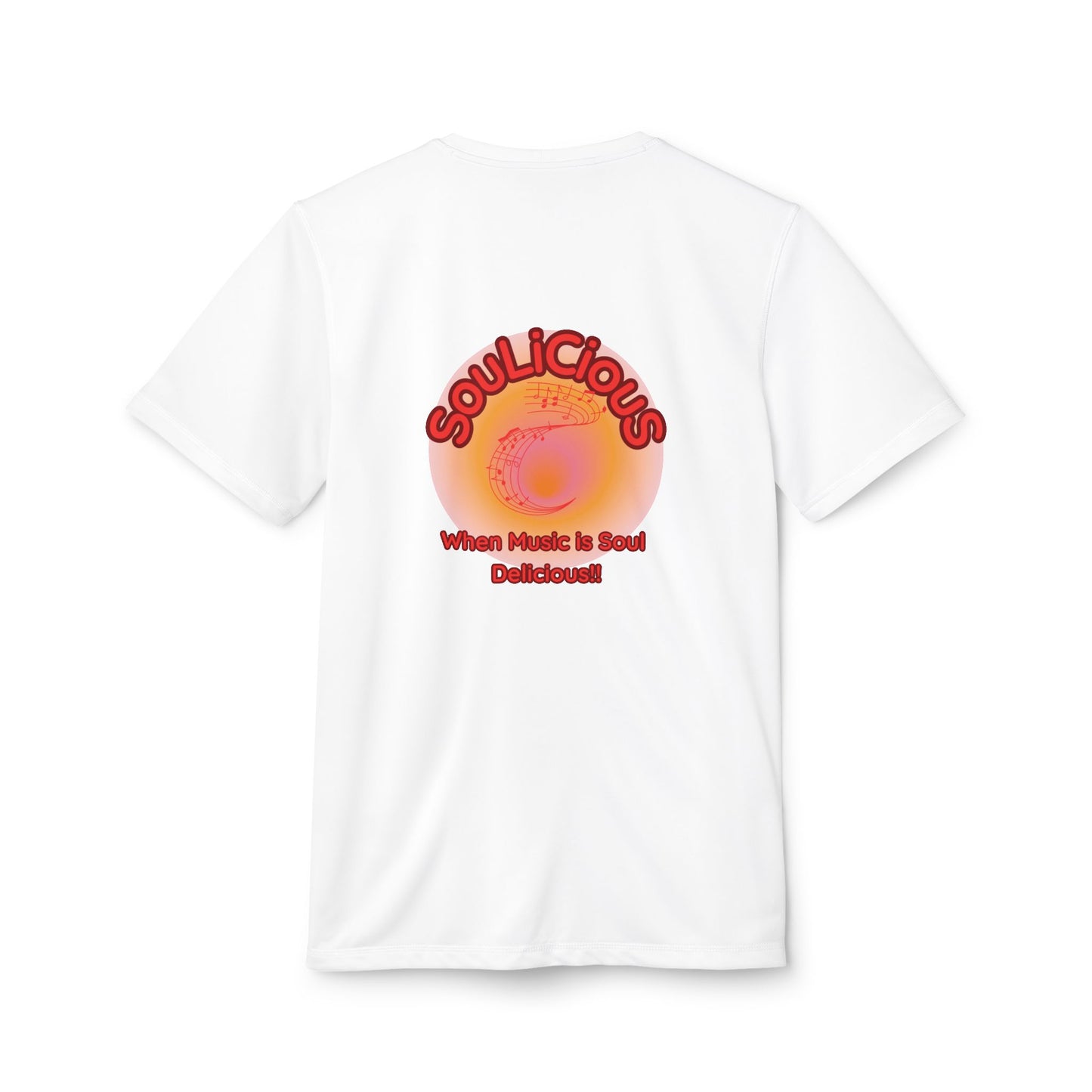 Unisex T-shirt - Adidas branded SouLiCiouS Top - LoveJustJules - Exclusive, Custom-Designed Apparel