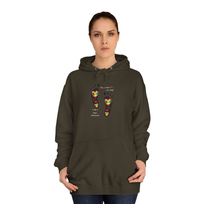 LoveJustJules Grenada Heart Flag Hoodie: Embrace Your Grenadian Pride