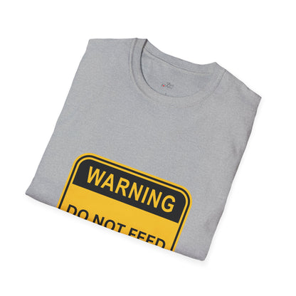 Unisex Softstyle T-Shirt - Patois Humour - DO NOT FEED THE SALOPS - Warning Sign Top