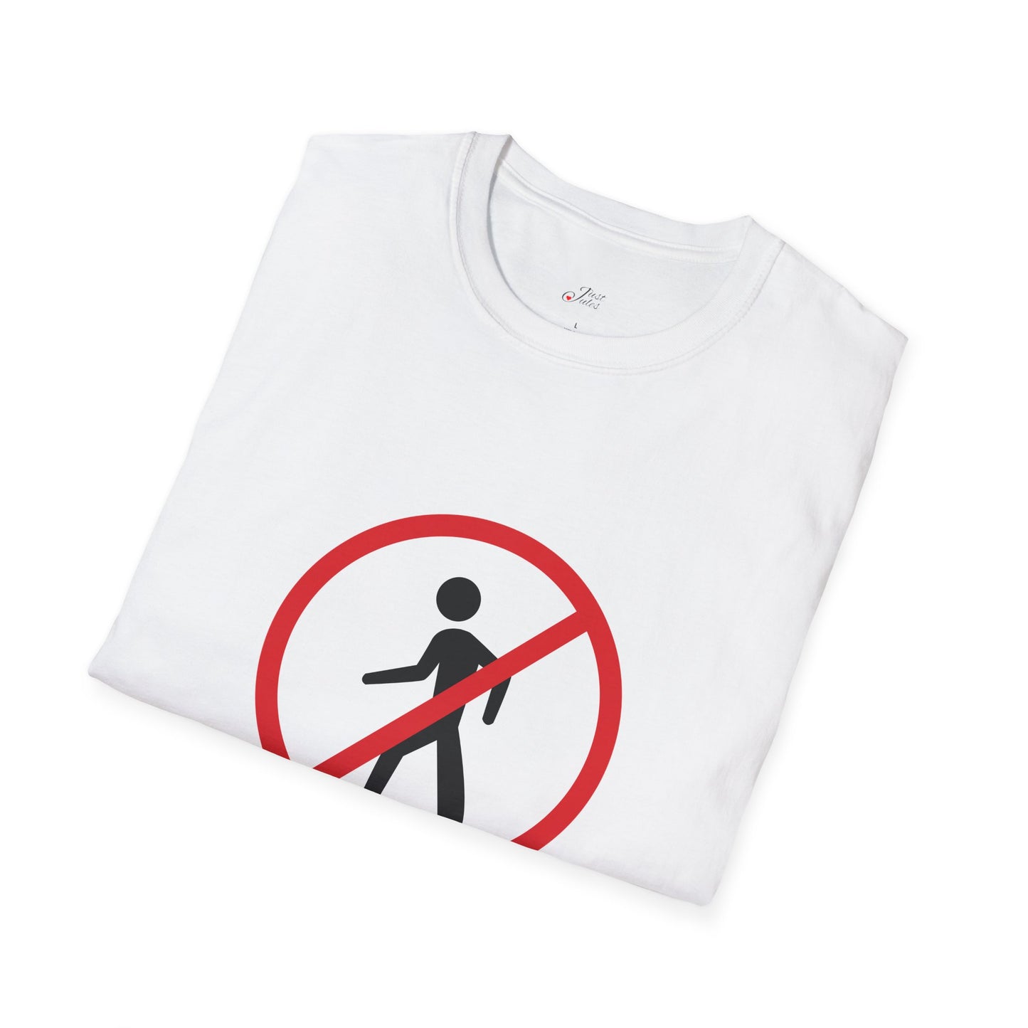 Unisex Softstyle T-Shirt - Caribbean Humour Featuring Design Print - "NO SALOPS ALLOWED"